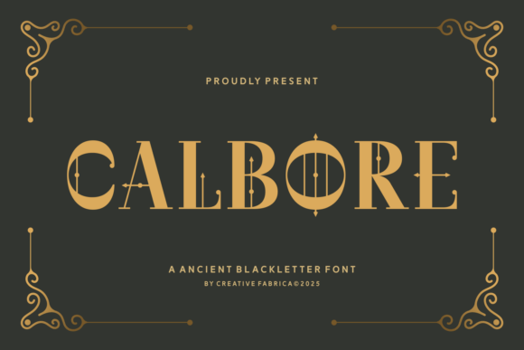 Calbore: A Timeless Blackletter Font for Modern Editorial Design