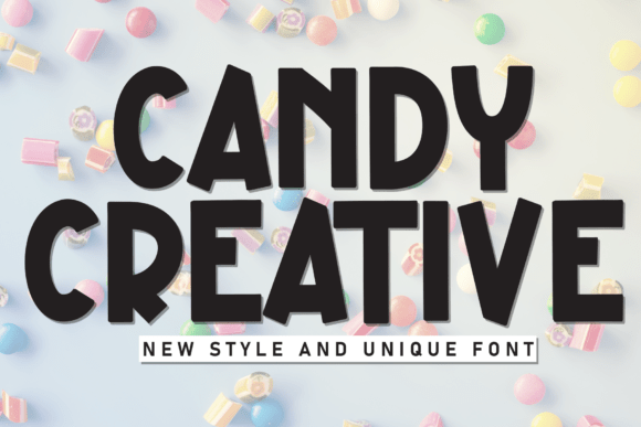 Candy Creative Font for Editorial Design