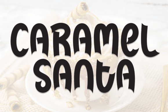 Caramel Santa: A Warm Display Font for Branding Projects