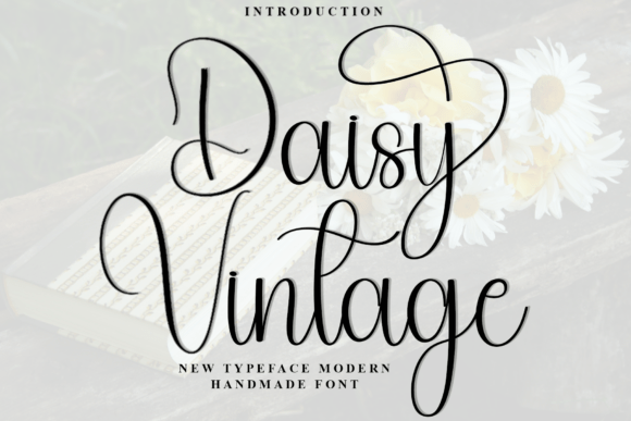 Daisy Vintage Font for Editorial Design