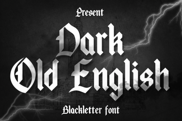 Dark Old English Font for Branding Projects