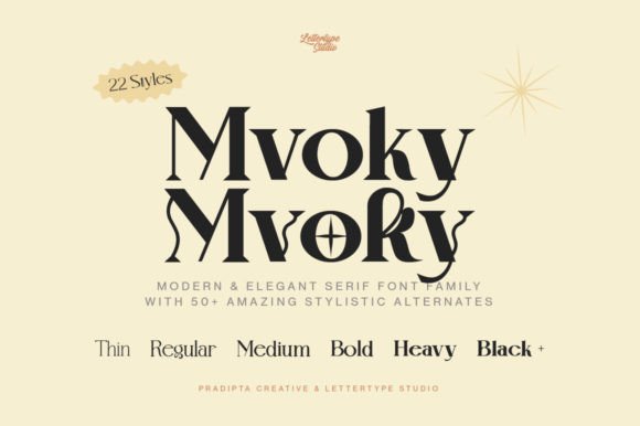 Discover Mvoky: A Serif Font That Elevates Branding