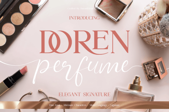 Doren Perfume Font Review: Elegance in Every Curve
