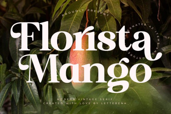 Florista Mango: A Serif Font for Modern Web Design