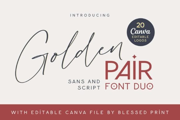 Golden Pair: A Modern Font Duo for Web Design