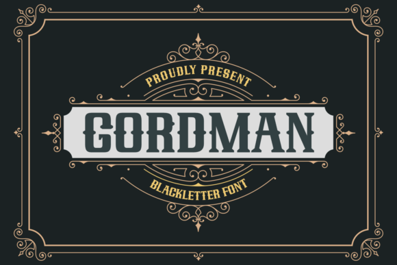 Gordman Font for Bold Campaign Designs