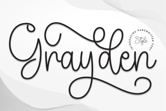Grayden: A Stylish Script Font for Polished Branding