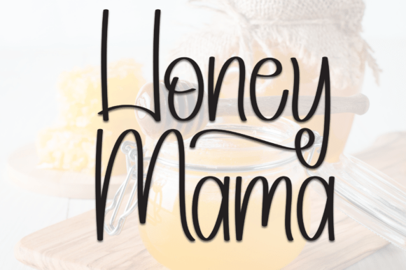Honey Mama: A Warm Display Font for Editorial Projects