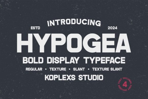 Hypogea Font for Bold Web Design