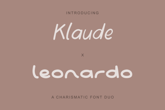 Klaude X Leonardo Font for Business Branding