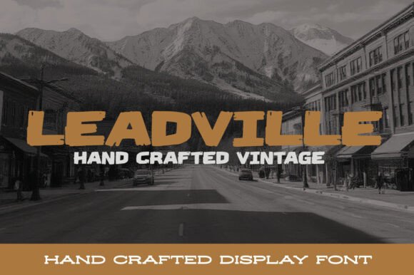 Leadville Font for Handmade Creations