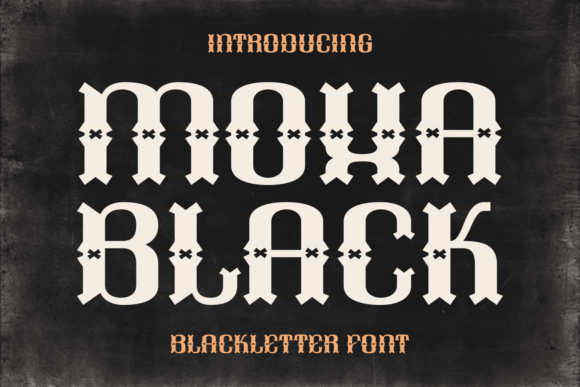 Moxa Black: A Timeless Font for Modern Branding