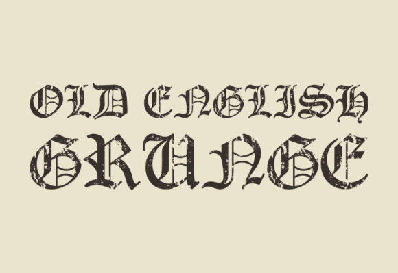 Old English Grunge: A Distressed Blackletter Font for Web Design