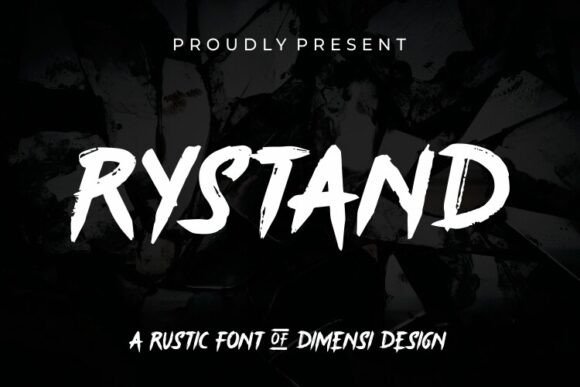 Rystand – A Bold Display Font for Strong Branding