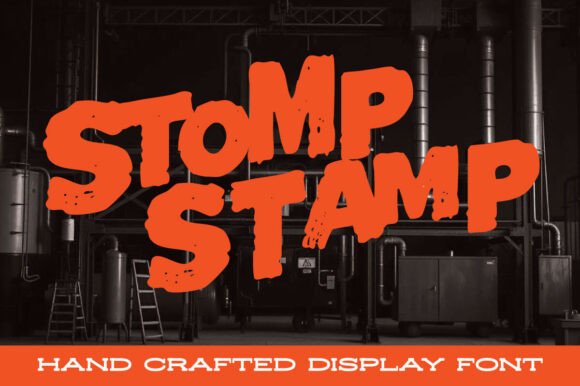 Stompstamp: A Bold Display Font for Impactful Web Design
