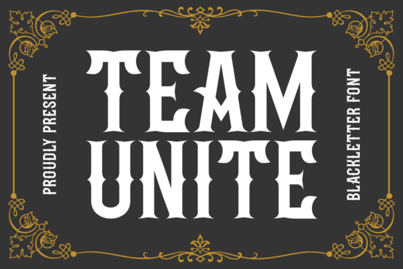 Team Unite: A Timeless Typeface for Editorial Design