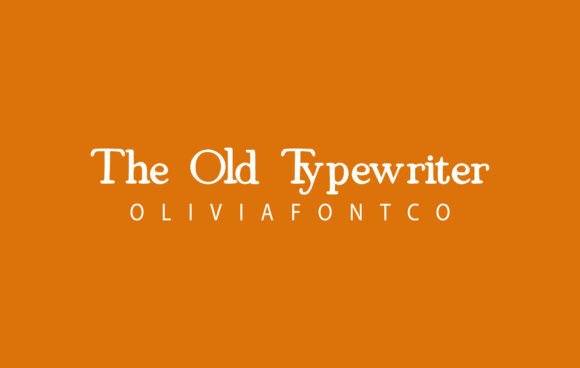 The Old Typewriter: A Serif Font for Timeless Projects