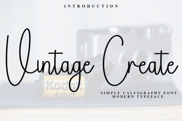 Vintage Create Font for Timeless Branding