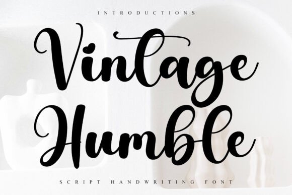 Vintage Humble Font for Handmade Creations