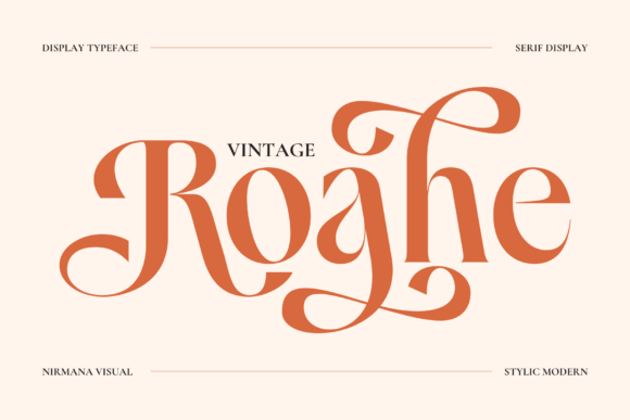 Vintage Roahe Font for Timeless Web Design
