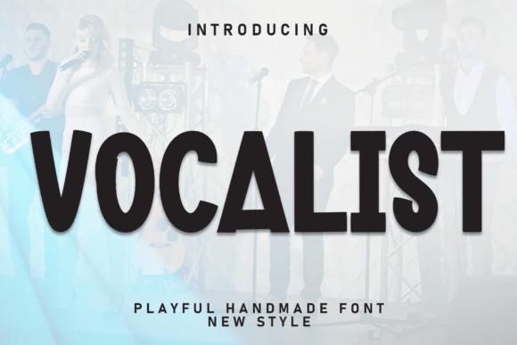 Vocalist Font for Bold Editorial Design